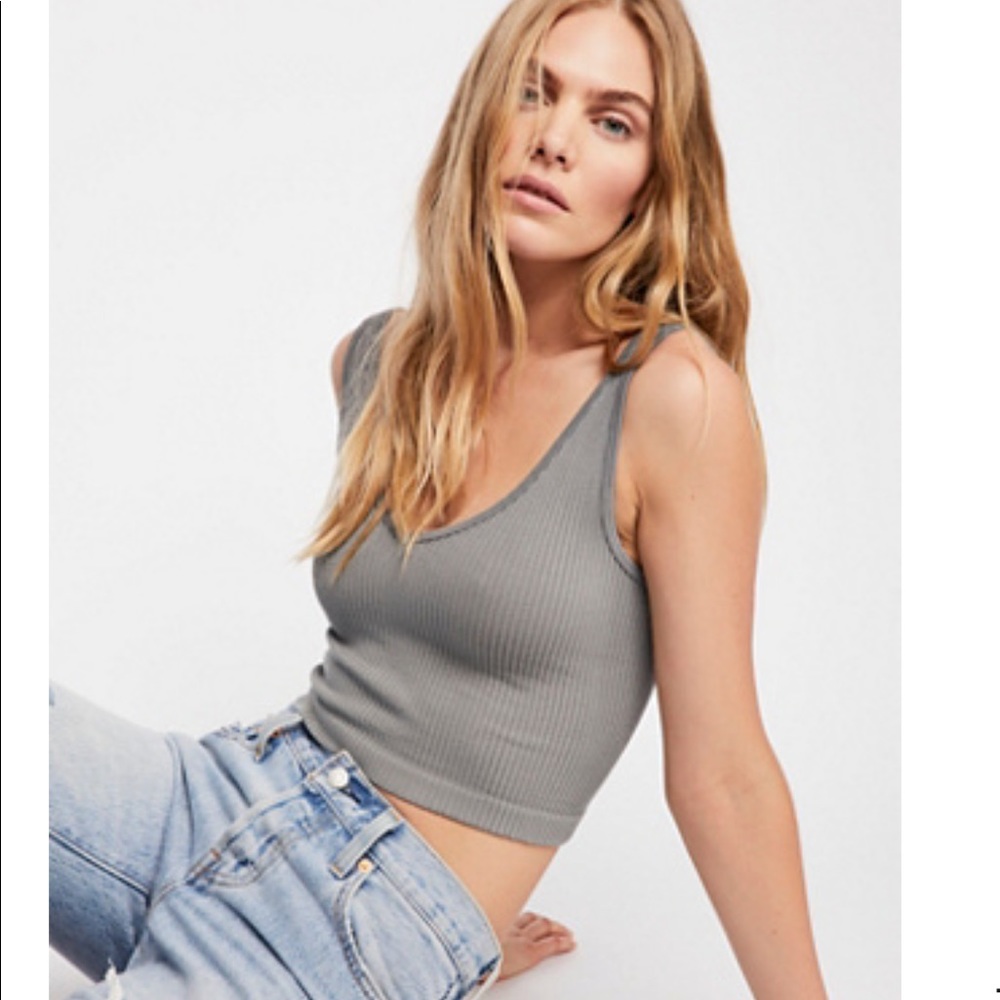 Free People Solid Rib Brami - Never worn